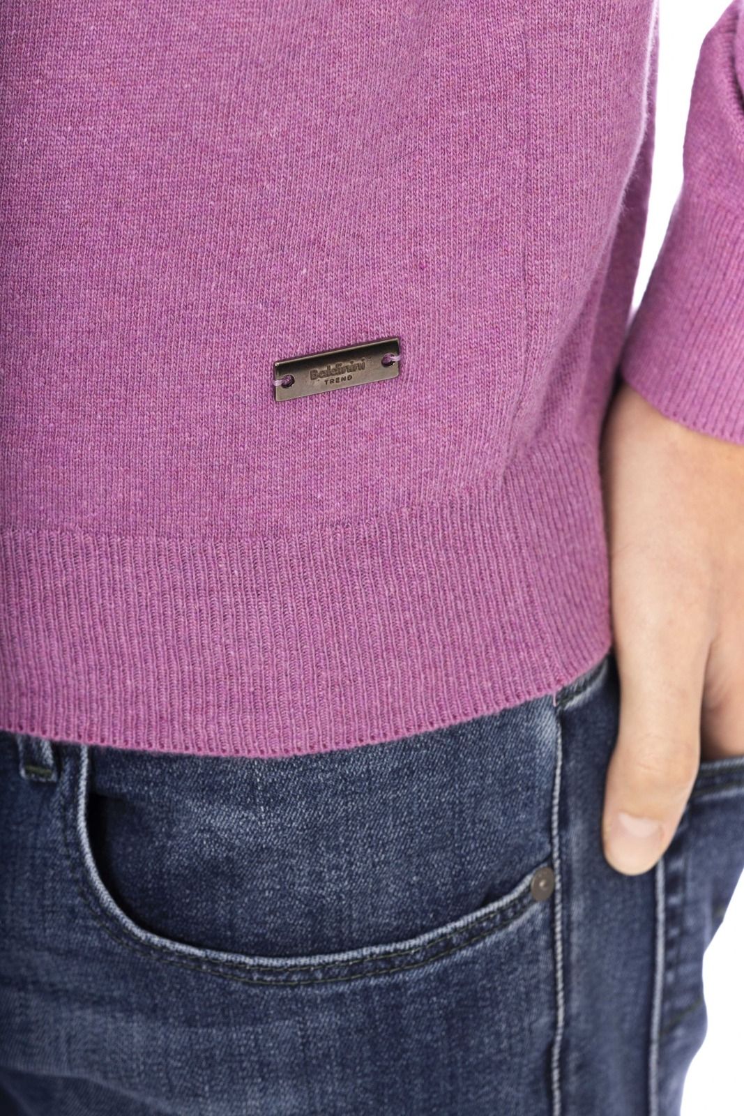Baldinini Trend Sweatshirts - GC2510A TORINO (Violet) - Image 4